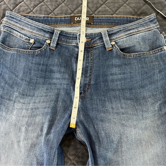 DU/ER Jeans Mens 34X32 L2X Relaxed Tapered Super Flexible Quick Dry H - Picture 10 of 10